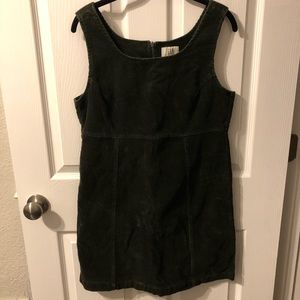 Gap Vintage // Emerald Corduroy Babydoll Dress